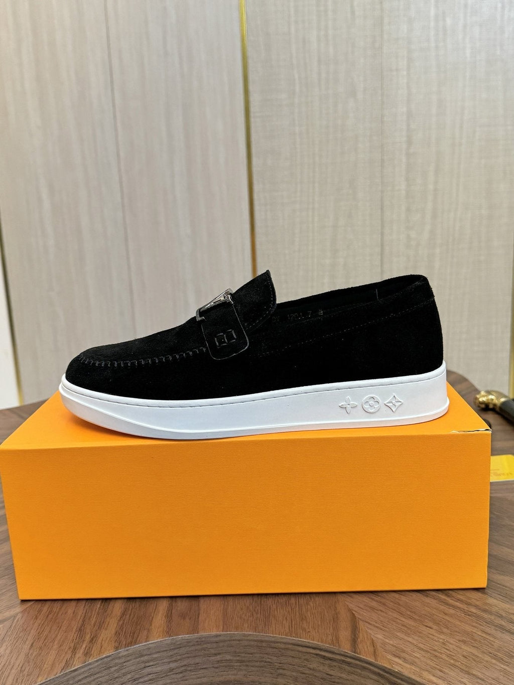 Louis Vuitton LV Logo Slip-On Shoes