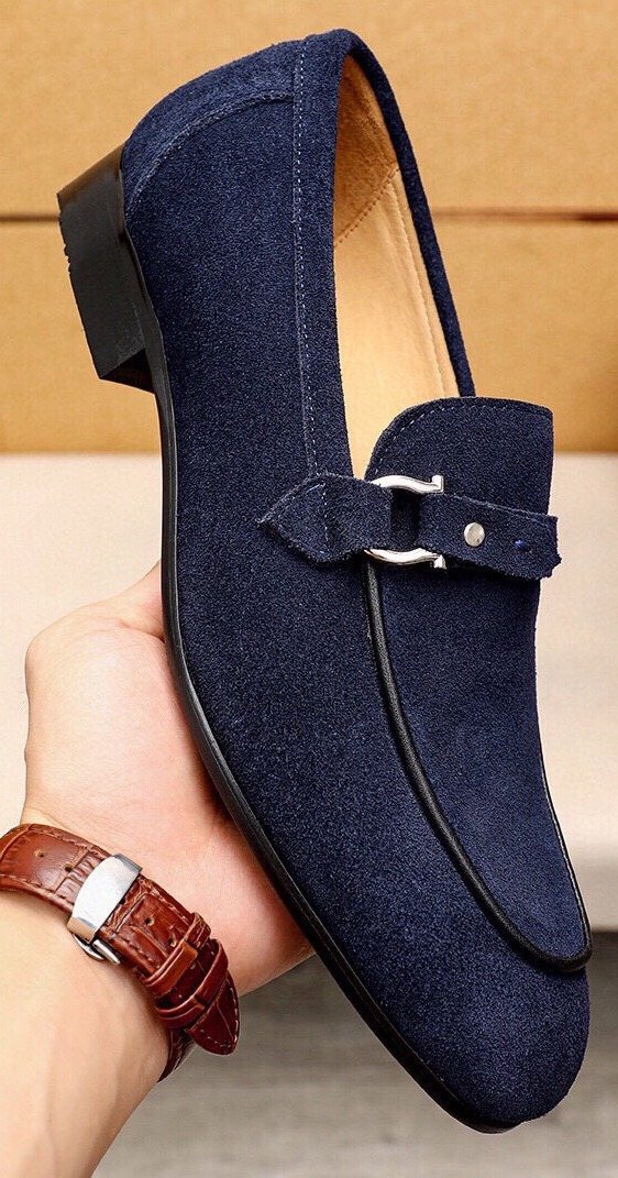 Ferragamo Metal-Accent Loafers