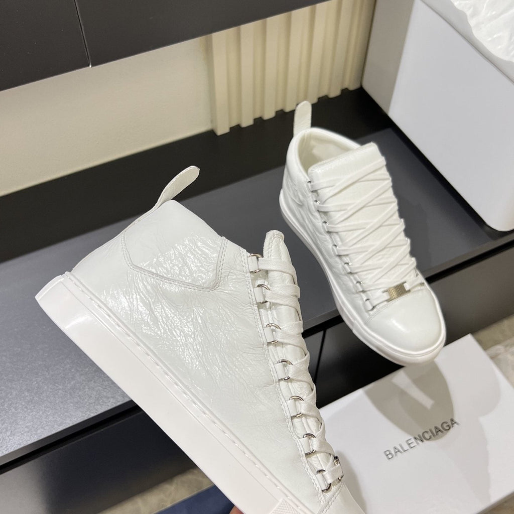 Balenciaga High-Top Lace-Up Sneakers