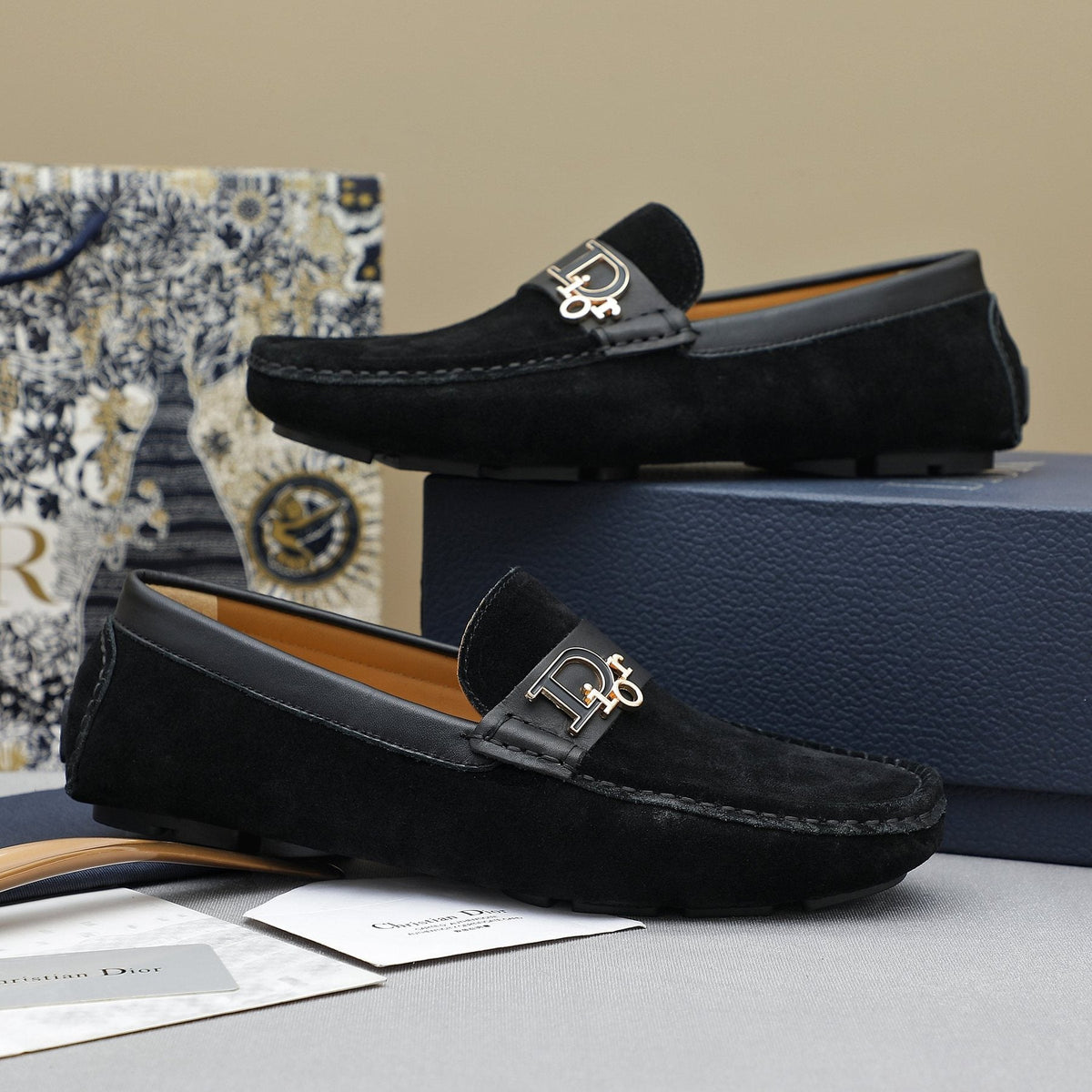 Dior Metal Hardware Loafers