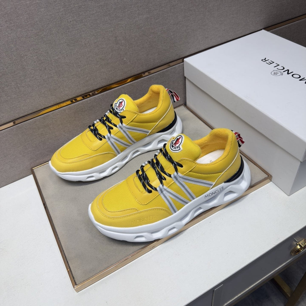 Moncler Men's Layered Lace-Up Sneakers