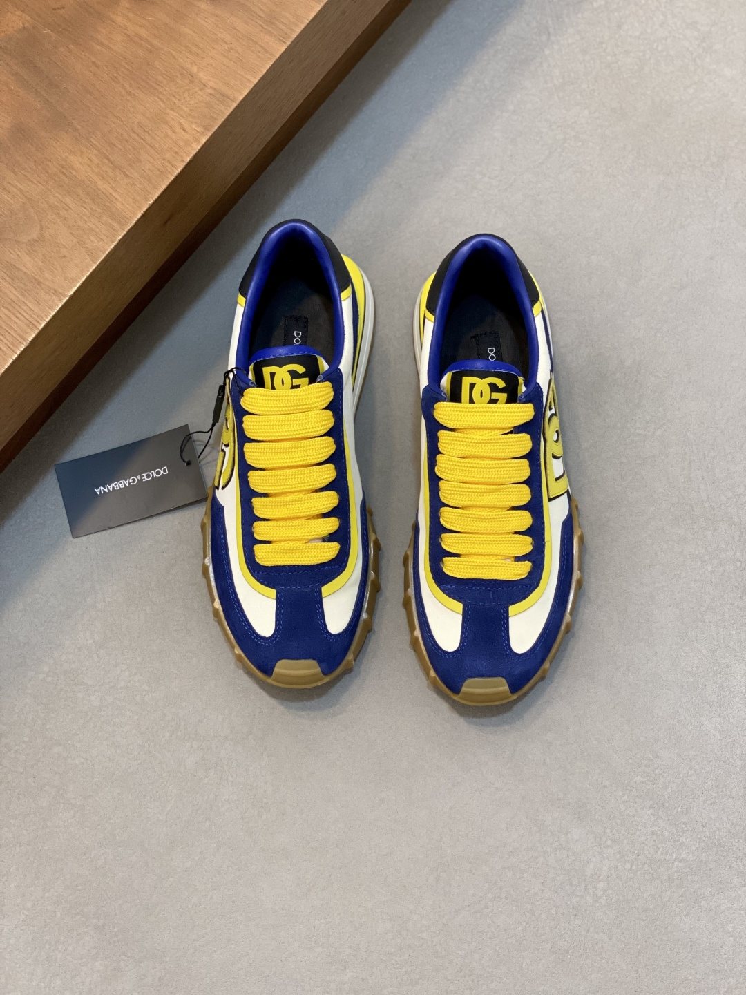 Dolce & Gabbana Men's Low-Top Leather Sneakers