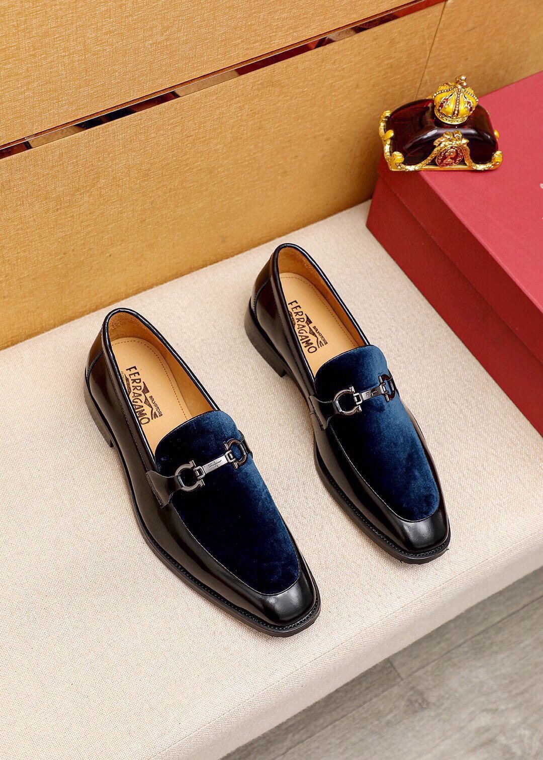 Ferragamo Metal Bit Loafers
