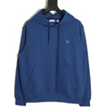 Burberry 25FW Horse Emblem Full-Zip Hoodie - Navy