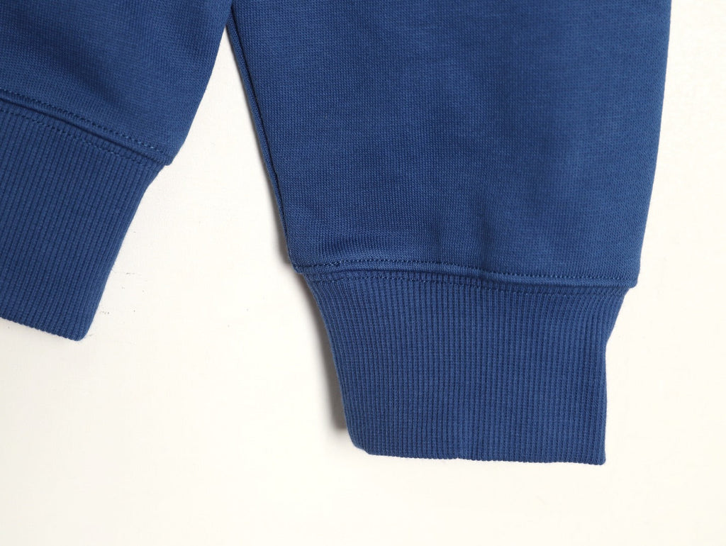 Burberry 25FW Horse Emblem Full-Zip Hoodie - Navy