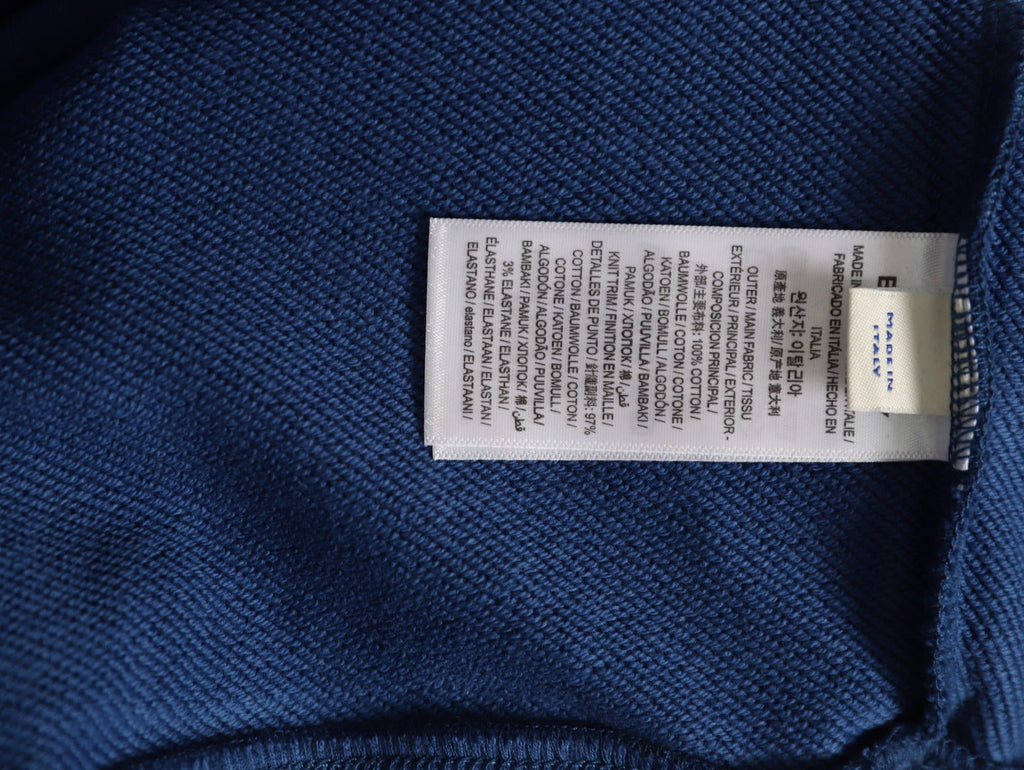 Burberry 25FW Horse Emblem Full-Zip Hoodie - Navy