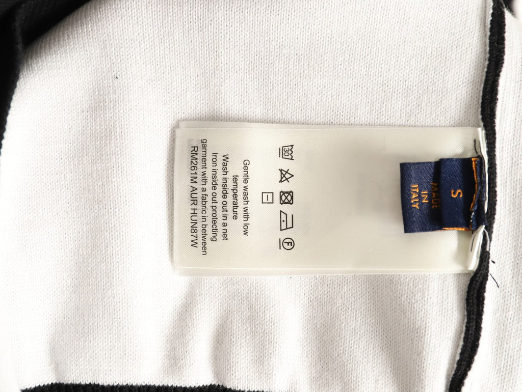 Louis Vuitton Monogram-Style Gradient Crewneck Sweater - Black