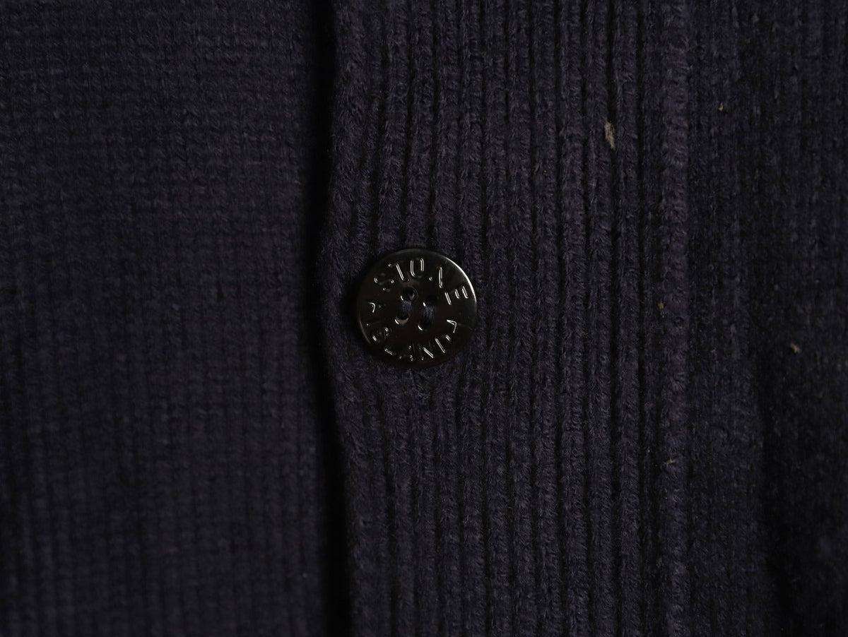 Stone Island Button-Front Knit Cardigan - Black